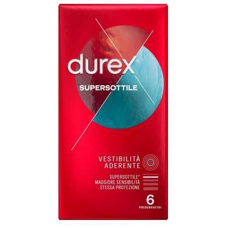 Durex Profilattico Supersottile 6 Pezzi Durex Profilattico Supersottile 6 Pezzi