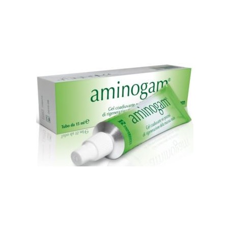 Aminogam Gel per la Guarigione della Mucosa Orale 15 g Aminogam Gel per la Guarigione della Mucosa Orale 15 g