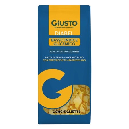 Giusto Diabel Pasta Conchigliette a Basso Indice Glicemico 400 g Giusto Diabel Pasta Conchigliette a Basso Indice Glicemico 400 g