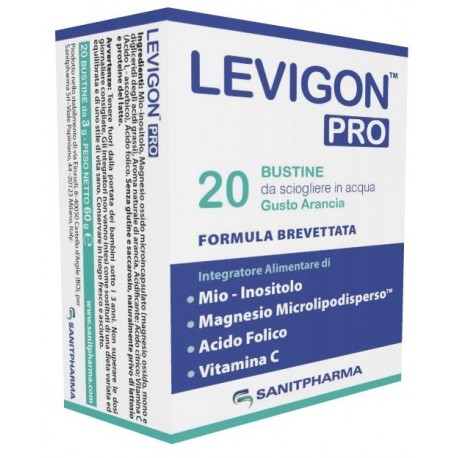 Levigon Pro Integratore alimentare di mio-inositolo 20 bustine da 3 g
