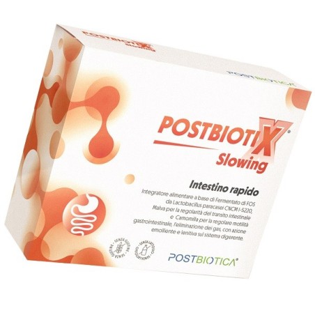 Postbiotica Postbiotix Slowing Intestino Rapido integratore contro diarrea e stitichezza 14 bustine 4 g Postbiotica Postbiotix Slowing Intestino Rapido integratore contro diarrea e stitichezza 14 bustine 4 g