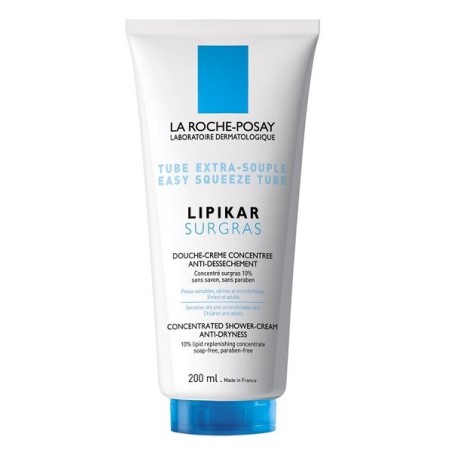 La Roche Posay Lipikar Surgras doccia crema concentrato anti secchezza 200 ml La Roche Posay Lipikar Surgras doccia crema concentrato anti secchezza 200 ml