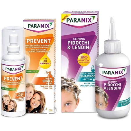 Paranix Trattamento Completo anti pidocchi Shampoo 200 ml + Lozione preventiva 100 ml Paranix Trattamento Completo anti pidocchi Shampoo 200 ml + Lozione preventiva 100 ml