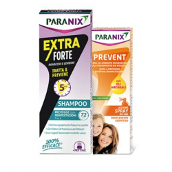 Paranix Extra Forte Trattamento Completo anti pidocchi Shampoo extra forte 200 ml + Lozione preventiva 100 ml