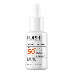 Korff 365 Protection Siero Viso SPF 50+ protezione solare molto alta 30ml