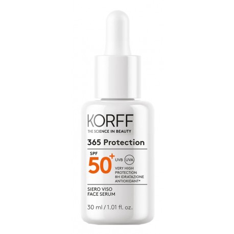 Korff 365 Protection Siero Viso SPF 50+ protezione solare molto alta 30ml