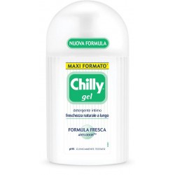 Chilly Detergente intimo in gel con mentolo rinfrescante anti odore 300 ml