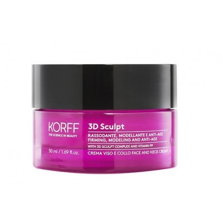 Korff 3D Sculpt Crema viso e collo rassodante antirughe 50ml