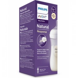 Philips Avent Biberon Natural 3,0 Trasparente per bambini da 1 mese 260 ml