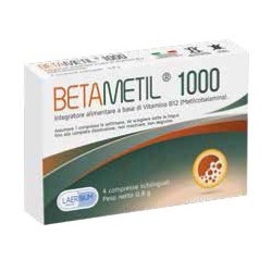 Batametil 1000 integratore di vitamina B12 per omocisteina e sistema nervoso 4 compresse sublinguali