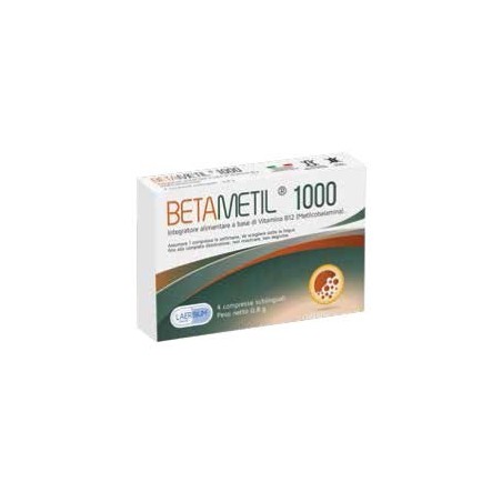 Batametil 1000 integratore di vitamina B12 per omocisteina e sistema nervoso 4 compresse sublinguali Batametil 1000 integratore di vitamina B12 per omocisteina e sistema nervoso 4 compresse sublinguali