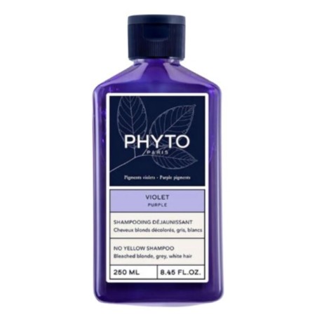 Phyto Violet Shampoo anti giallo per capelli biondi platino decolorati bianchi grigi 250 ml Phyto Violet Shampoo anti giallo per capelli biondi platino decolorati bianchi grigi 250 ml