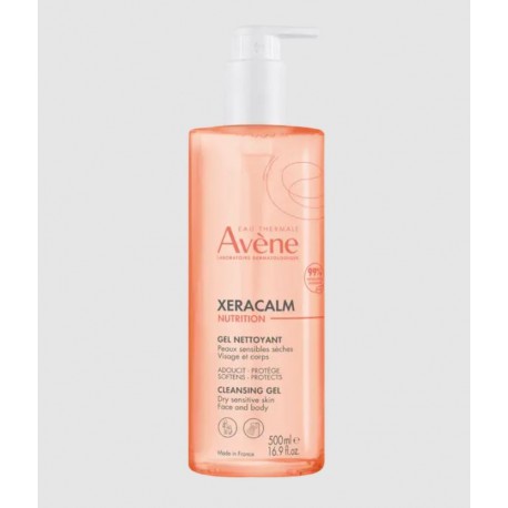 Avene Xeracalm Nutrition Gel Detergente viso e corpo per pelli secche sensibili 500 ml