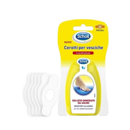 Scholl's Cerotto per vesciche sul tallone 6 pezzi piccoli Scholl's Cerotto per vesciche sul tallone 6 pezzi piccoli