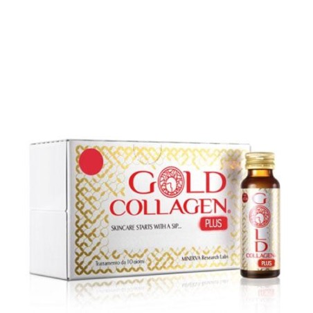Gold Collagen Forte Plus integratore per la bellezza della pelle 10 flaconi da 50 ml Gold Collagen Forte Plus integratore per la bellezza della pelle 10 flaconi da 50 ml