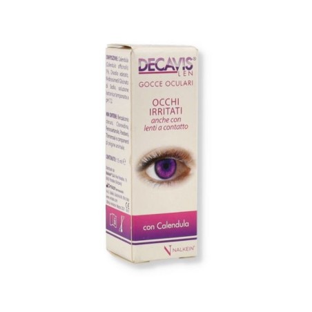 Decavis Len Gocce oculari per occhi irritati 15 ml Decavis Len Gocce oculari per occhi irritati 15 ml