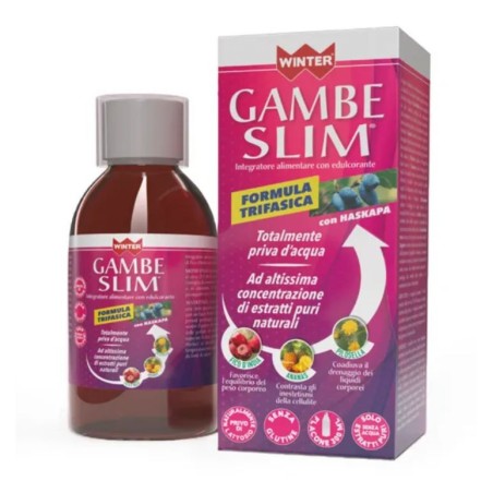 Winter Gambe Slim Formula Trifasica drenante da bere 300 ml Winter Gambe Slim Formula Trifasica drenante da bere 300 ml