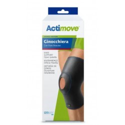 Actimove Sports Edition Ginocchiera con foro rotuleo per lesioni del ginocchio taglia XL