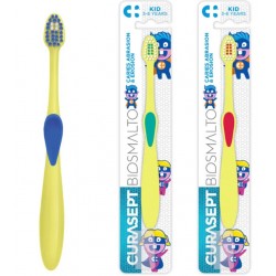 Curasept Biosmalto Spazzolino Kids per bambini da 3 a 6 anni 1 pezzo