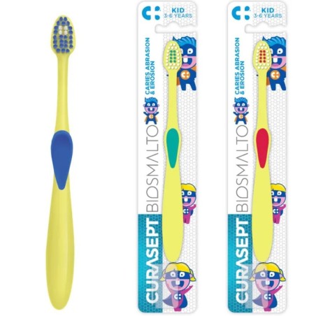 Curasept Biosmalto Spazzolino Kids per bambini da 3 a 6 anni 1 pezzo Curasept Biosmalto Spazzolino Kids per bambini da 3 a 6 anni 1 pezzo