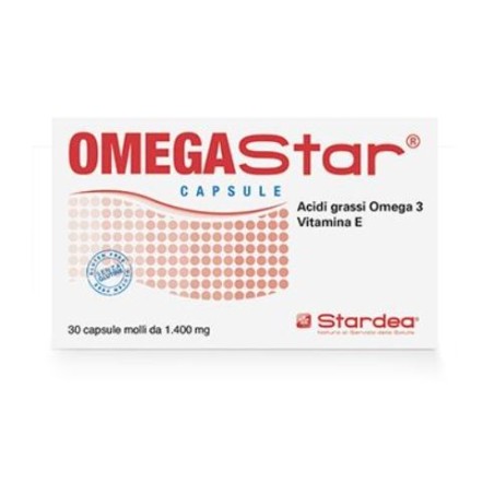 Omegastar integratore per trigliceridi nel sangue 30 capsule molli Omegastar integratore per trigliceridi nel sangue 30 capsule molli