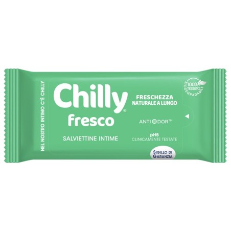 Chilly Fresco Salviettine intime freschezza naturale a lungo anti odore 12 pezzi Chilly Fresco Salviettine intime freschezza naturale a lungo anti odore 12 pezzi
