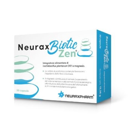NeuraxBiotic Zen integratore probiotico per l'equilibrio della flora intestinale 30 capsule NeuraxBiotic Zen integratore probiotico per l'equilibrio della flora intestinale 30 capsule
