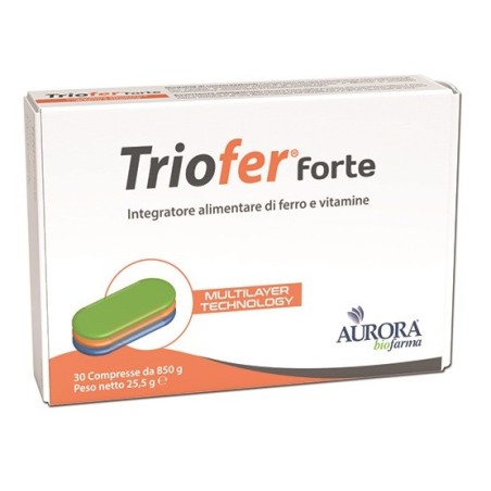 Triofer Forte integratore a base di ferro e vitamine 30 compresse Triofer Forte integratore a base di ferro e vitamine 30 compresse