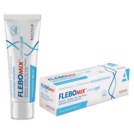Flebomix Crema gel per pesantezza degli arti inferiori 100 ml Flebomix Crema gel per pesantezza degli arti inferiori 100 ml