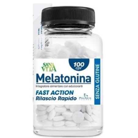 Sanavita Melatonina integratore per il sonno 100 compresse Sanavita Melatonina integratore per il sonno 100 compresse