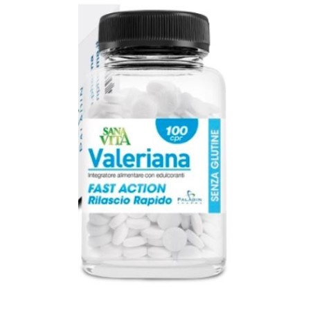 Valeriana integratore rilassante contro agitazione nervosismo 100 compresse Valeriana integratore rilassante contro agitazione nervosismo 100 compresse
