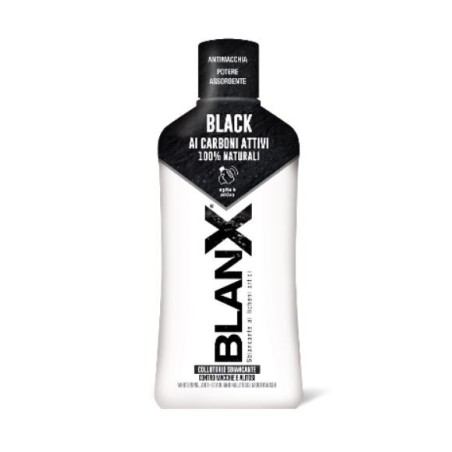 Blanx Collutorio Black ai carboni attivi sbiancante per denti 500 ml Blanx Collutorio Black ai carboni attivi sbiancante per denti 500 ml