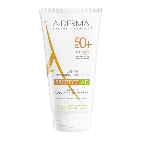 Aderma AD Protect 50+ - Crema corpo protezione solare 50+ senza profumo 150 ml