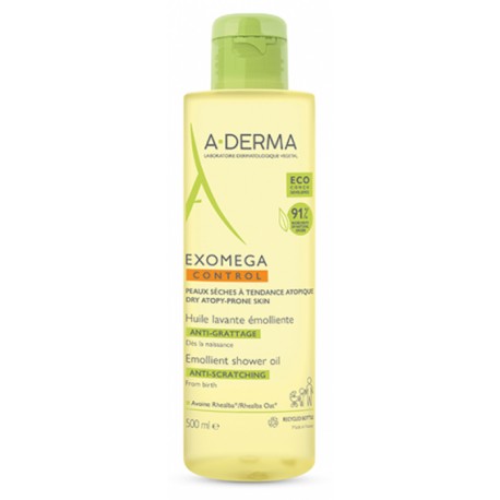 A-Derma Exomega Control Olio Lavante anti prurito per pelle secca 500ml