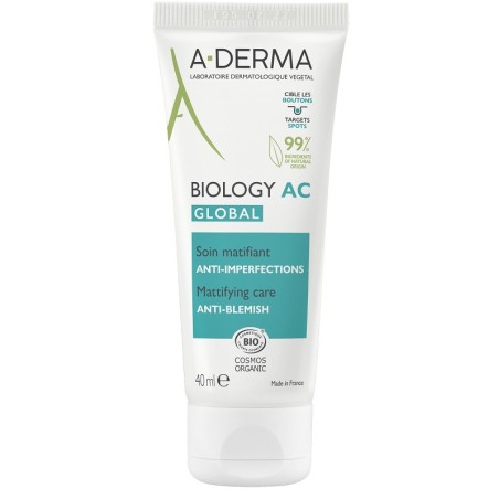 A-Derma Biology AC Global Trattamento opacizzante anti imperfezioni per pelle grassa 40ml A-Derma Biology AC Global Trattamento opacizzante anti imperfezioni per pelle grassa 40ml