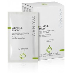 Canova Acnell Mask Maschera a strappo per pelli grassi impure pori dilatati 10 ml