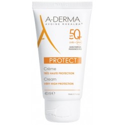 A-Derma Crema Solare Viso con SPF 50+ protezione alta 40ml