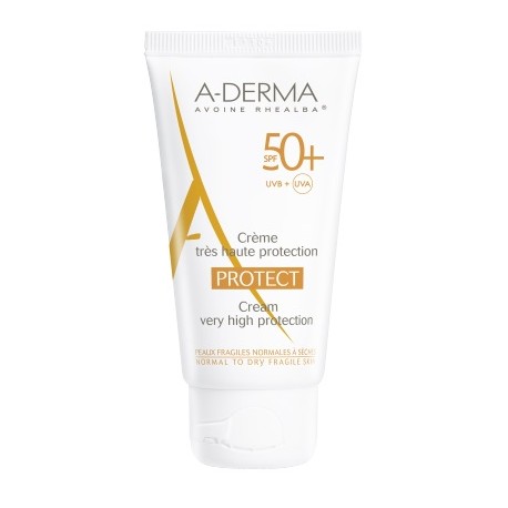 Aderma AD Protect 50+ - Crema viso protezione solare per pelli secche 40 ml