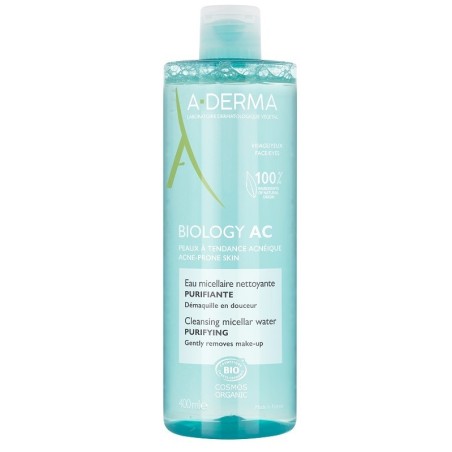 A-Derma Biology AC Acqua Micellare Detergente Purificante per pelle grassa 400ml A-Derma Biology AC Acqua Micellare Detergente Purificante per pelle grassa 400ml