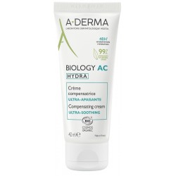 A-Derma Biology AC Hydra Crema comepnsatrice ultra lenitiva per pelle con acne 40ml