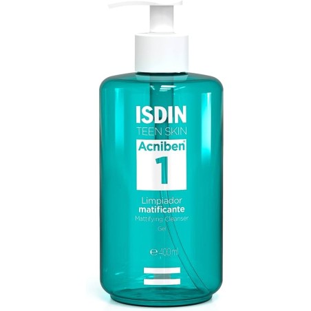 ISDIN Acniben Mattifying Cleanser detergente viso opacizzante pelle mista 400 ml ISDIN Acniben Mattifying Cleanser detergente viso opacizzante pelle mista 400 ml