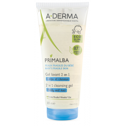 Aderma Primalba Gel detergente 2 in 1corpo e capelli per neonati