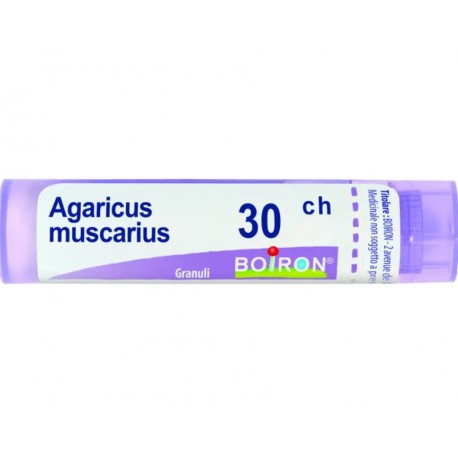 Boiron Agaricus Muscarius Granuli 30CH per geloni, vomito e nausea tubo 4 g