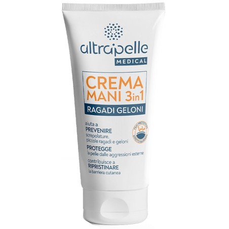 Crema Mani 3in1 Ragadi Geloni per contrastare screpolature delle mani 50ml Crema Mani 3in1 Ragadi Geloni per contrastare screpolature delle mani 50ml