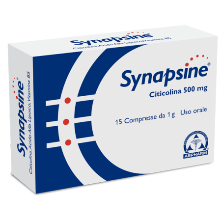 Synapsine 500mg integratore alimentare per il sistema nervoso 15 compresse Synapsine 500mg integratore alimentare per il sistema nervoso 15 compresse