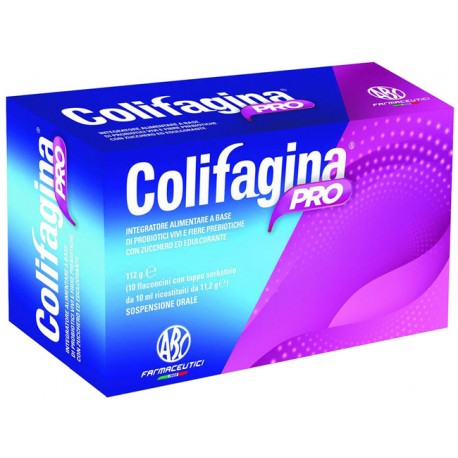 Colifagina Pro Integratore per la Flora Batterica Intestinale 10 flaconcini