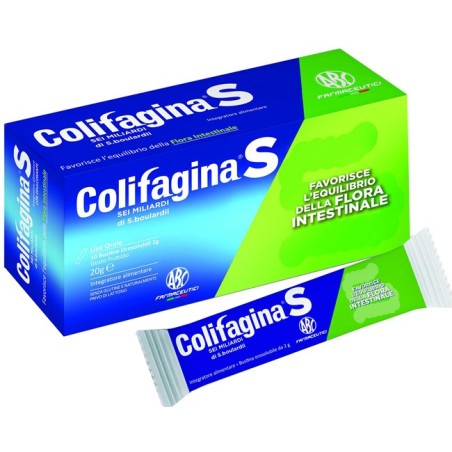 Colifagina S integratore per la flora intestinale 10 bsutine orosolubili Colifagina S integratore per la flora intestinale 10 bsutine orosolubili