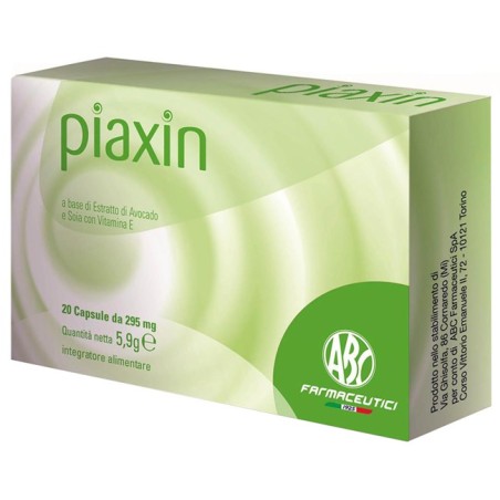 Piaxin Integratore antiossidante Vitamina E 20 capsule Piaxin Integratore antiossidante Vitamina E 20 capsule