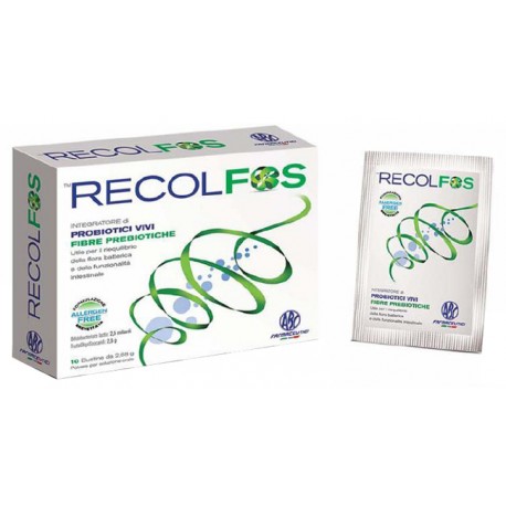 Recolfos 10 bustine - Integratore per l'equilibrio intestinale