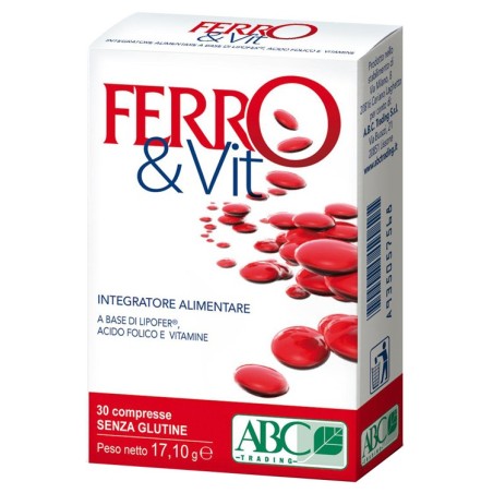 Ferro&Vit Integratore ferro e vitamine 30 compresse Ferro&Vit Integratore ferro e vitamine 30 compresse